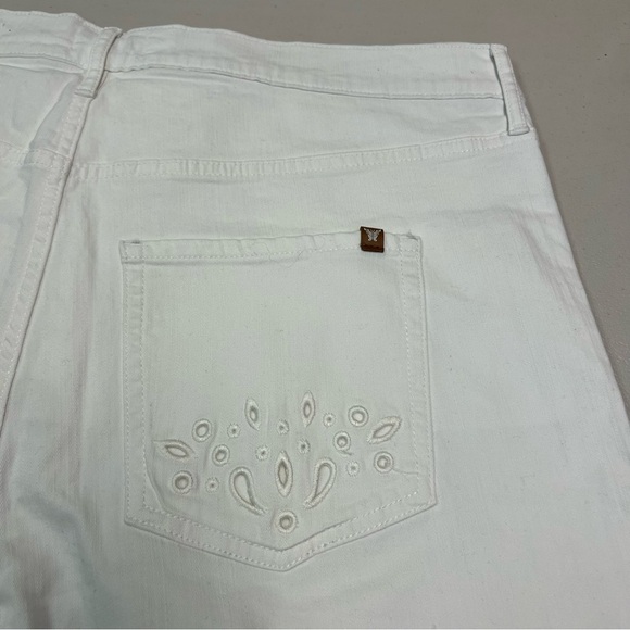Jessica Simpson Women's White Beloved High Waist Denim Short Size 20W - Picture 7 of 13